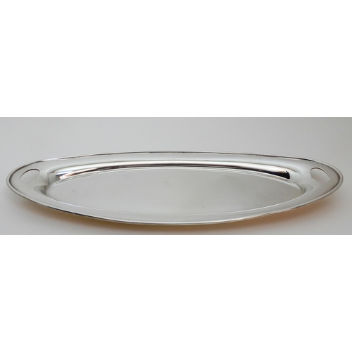 121 - A SILVER TRAY