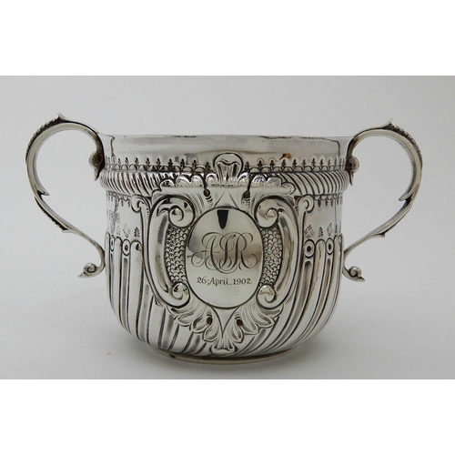 122 - LATE VICTORIAN SILVER PORRINGER