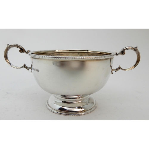 128 - A FOUR PIECE SILVER TEA SERVICE