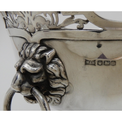 143 - A SILVER PUNCH BOWL