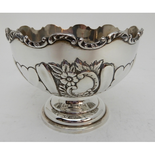 148 - A SILVER ROSEBOWL