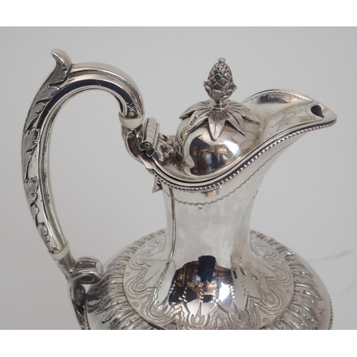 152 - A FOUR PIECE SILVER TEA SERVICE