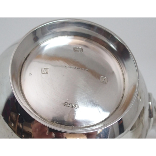 154 - A TWO PIECE SILVER TEA SERVICE