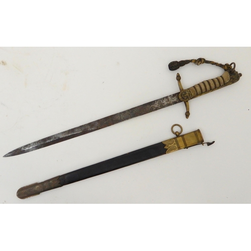 177 - A BRITISH ROYAL NAVY MIDSHIPMAN'S DAGGER