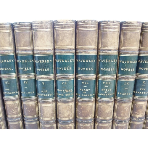 232 - WAVERLEY NOVELS  CENTENARY EDITION BY SIR WALTER SCOTT