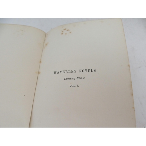 232 - WAVERLEY NOVELS  CENTENARY EDITION BY SIR WALTER SCOTT