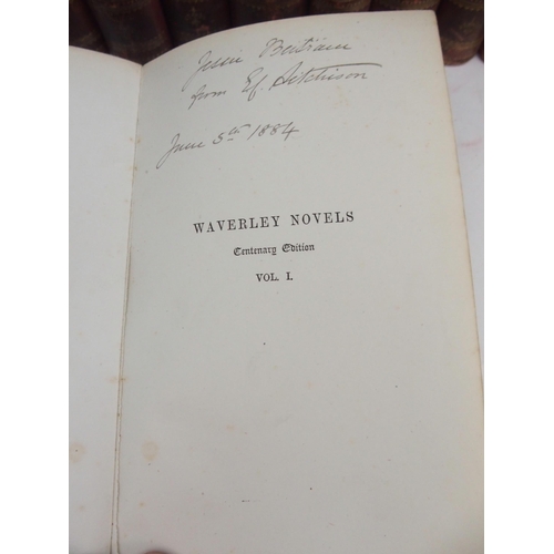 232 - WAVERLEY NOVELS  CENTENARY EDITION BY SIR WALTER SCOTT