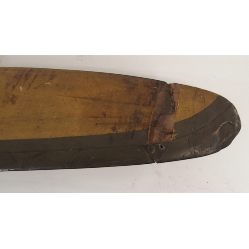 239 - A 20TH CENTURY GIPSY III WOODEN PROPELLER