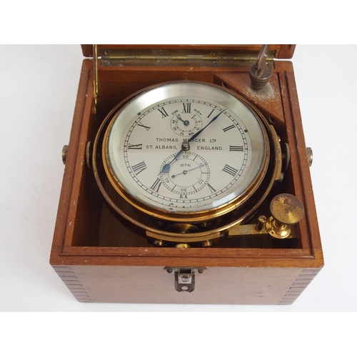 241 - A MARINE CHRONOMETER BY THOMAS MERCER