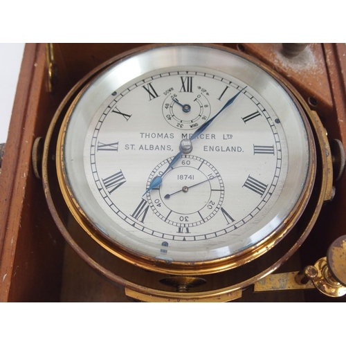 241 - A MARINE CHRONOMETER BY THOMAS MERCER