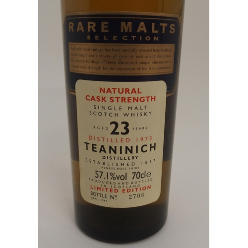 265 - TEANINICH 1973 RARE MALTS AGED 23 YEARS SINGLE MALT WHISKY