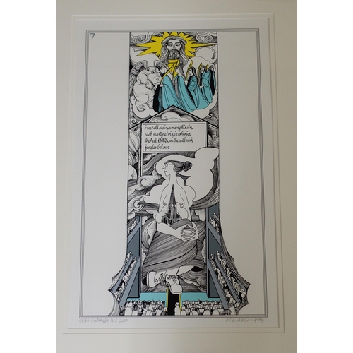 332 - ALASDAIR GRAY (SCOTTISH 1934-2019)