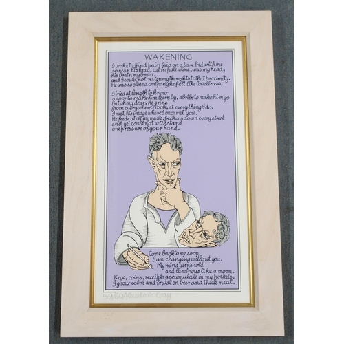 350 - ALASDAIR GRAY (SCOTTISH 1934-2019)