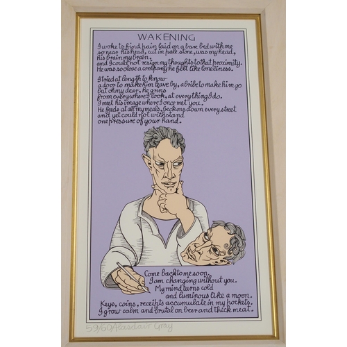 350 - ALASDAIR GRAY (SCOTTISH 1934-2019)