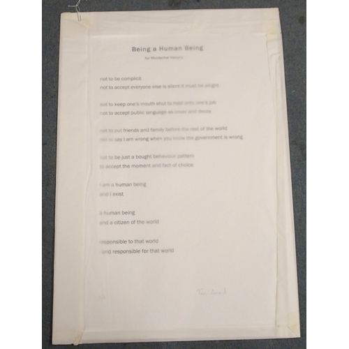 371 - TOM LEONARD (SCOTTISH POET 1959-2018)