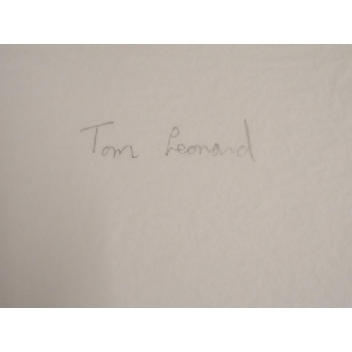 371 - TOM LEONARD (SCOTTISH POET 1959-2018)