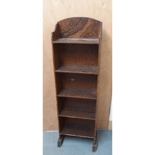 409 - THREE VARIOUS OPEN BOOKCASES