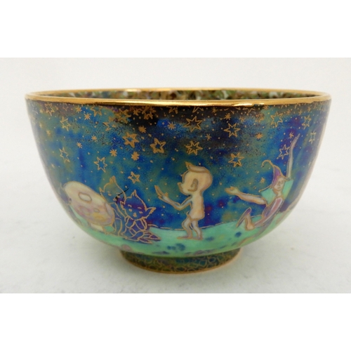 441 - A  WEDGWOOD FAIRYLAND LUSTRE DANCING ELVES BOWLS