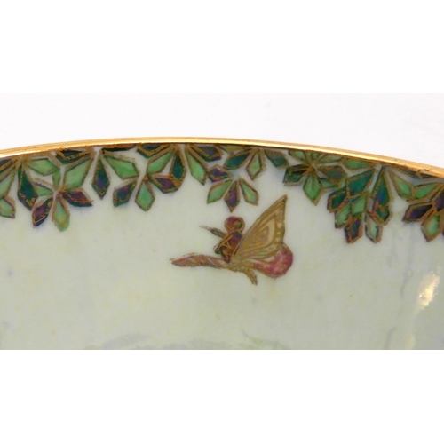 441 - A  WEDGWOOD FAIRYLAND LUSTRE DANCING ELVES BOWLS