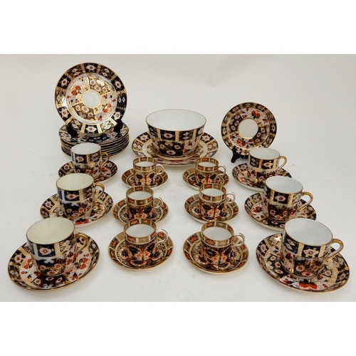 443 - SIX ROYAL CROWN DERBY DEMITASSE CUPS AND SAUCERS