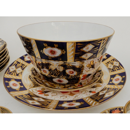 443 - SIX ROYAL CROWN DERBY DEMITASSE CUPS AND SAUCERS