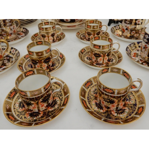 443 - SIX ROYAL CROWN DERBY DEMITASSE CUPS AND SAUCERS