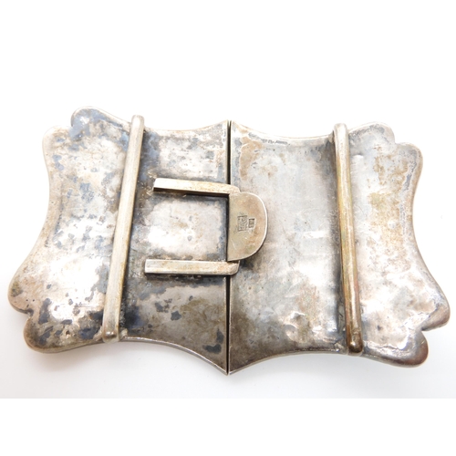 548 - THREE VINTAGE BUCKLES