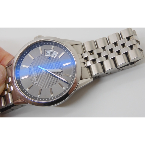 718 - A STAINLESS STEEL RAYMOND WEIL AUTOMATIC GENTS WATCH