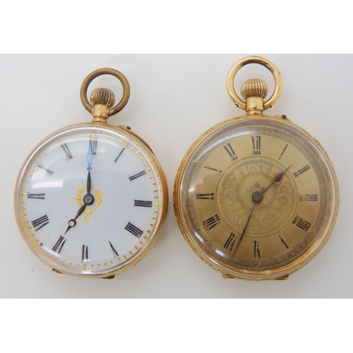 721 - TWO VINTAGE FOB WATCHES