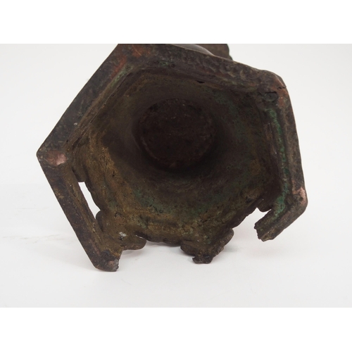 92 - A CHINESE BRONZE ARCHAIC VASE