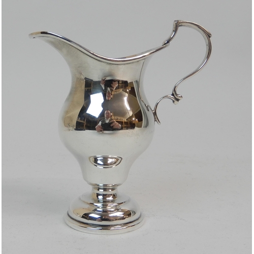 167 - A SILVER CREAM JUG