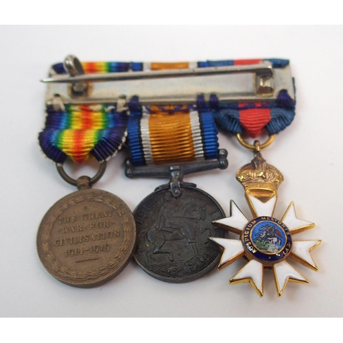 250 - A WORLD WAR ONE CMG GROUP OF THREE