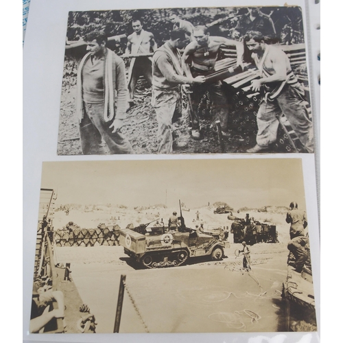 263 - THREE ALBUMS OF MILITARY RELATED PHOTOGRAPHS