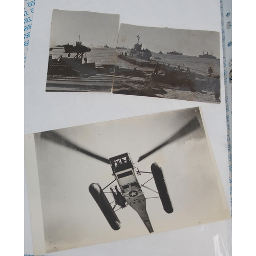 263 - THREE ALBUMS OF MILITARY RELATED PHOTOGRAPHS