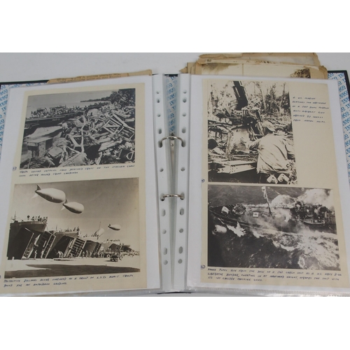 263 - THREE ALBUMS OF MILITARY RELATED PHOTOGRAPHS