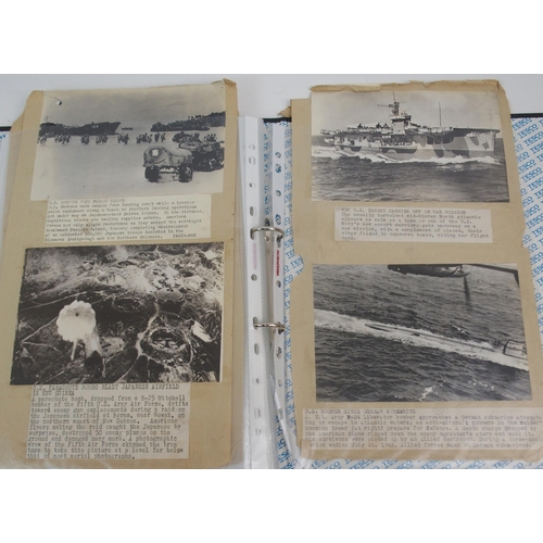 263 - THREE ALBUMS OF MILITARY RELATED PHOTOGRAPHS