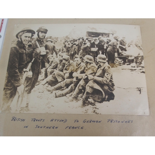 263 - THREE ALBUMS OF MILITARY RELATED PHOTOGRAPHS