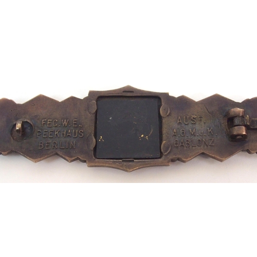 268 - A CASED GERMAN CLOSE COMBAT CLASP