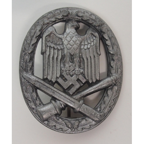 277 - TWO GERMAN WWII GENERAL ASSAULT BADGES