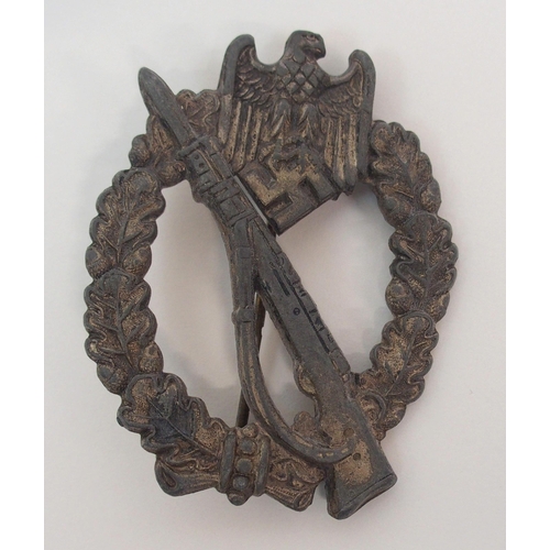 278 - TWO GERMAN WWII INFANTRY ASSAULT BADGES