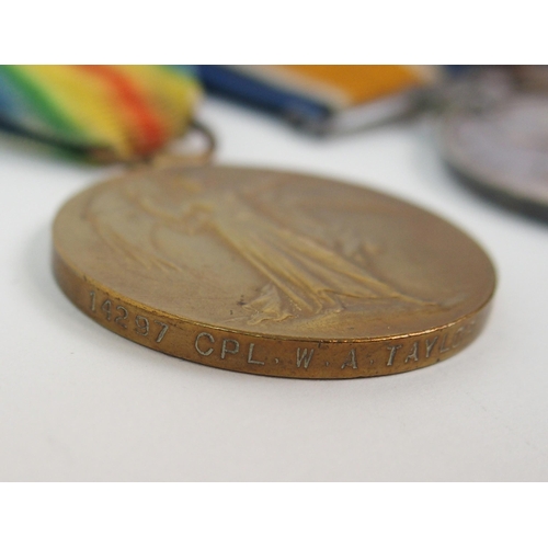 284 - A WWI MILITARY MEDAL AND BAR