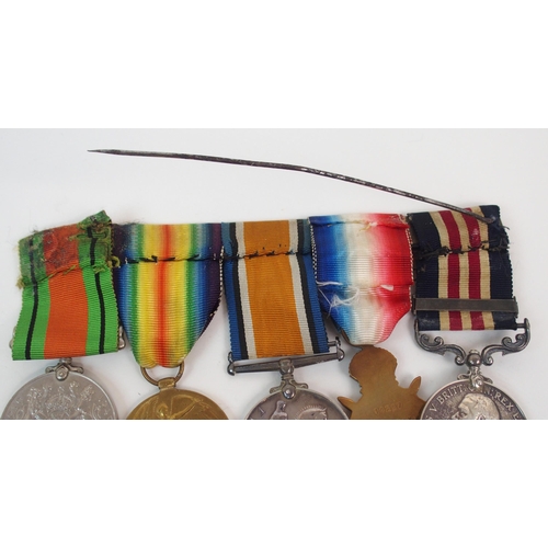 284 - A WWI MILITARY MEDAL AND BAR