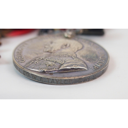 284 - A WWI MILITARY MEDAL AND BAR