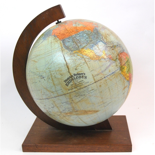 342 - A DIETRICH REIMERS ERDGLOBUS TERRESTRIAL GLOBE