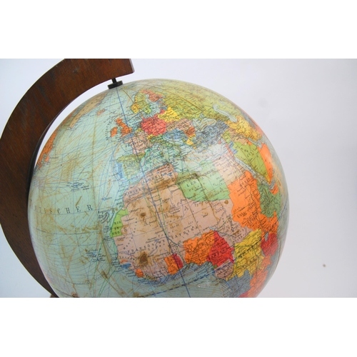 342 - A DIETRICH REIMERS ERDGLOBUS TERRESTRIAL GLOBE