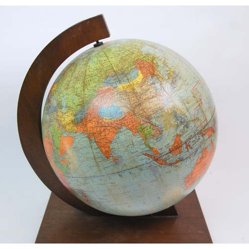 342 - A DIETRICH REIMERS ERDGLOBUS TERRESTRIAL GLOBE