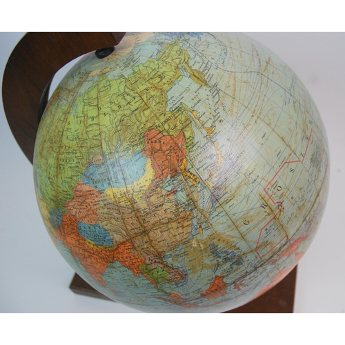 342 - A DIETRICH REIMERS ERDGLOBUS TERRESTRIAL GLOBE