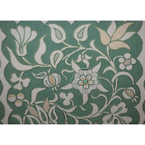 352 - A MARY ANAIS CARAMAN FOR THE ROYAL SCHOOL OF NEEDLEWORK EMBROIDERED APPLIQUE PANEL  1929