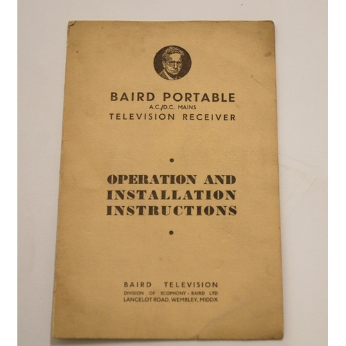 355 - JOHN LOGIE BAIRD: A COLLECTION OF ORIGINAL EPHEMERA AND MEMORABILIA