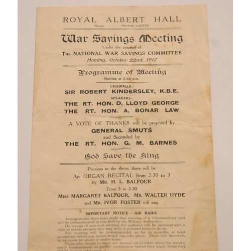 356 - THE RIGHT HON. ANDREW BONAR LAW  CONSERVATIVE PRIME MINISTER 1922-23: A COLLECTION OF ORIGINAL EMPHE... 